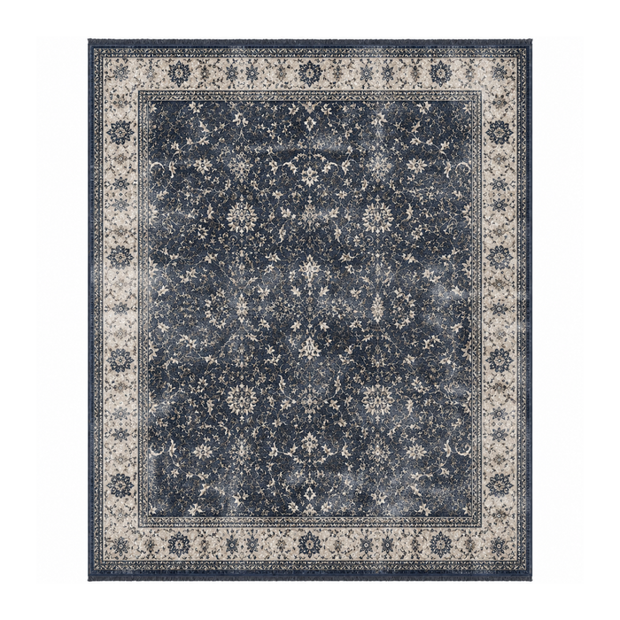 Vintage Midnight Eclipse Washable Rug