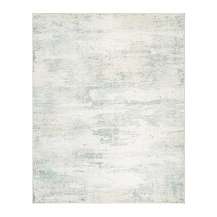 Sage Mist & Ivory Washable Rug