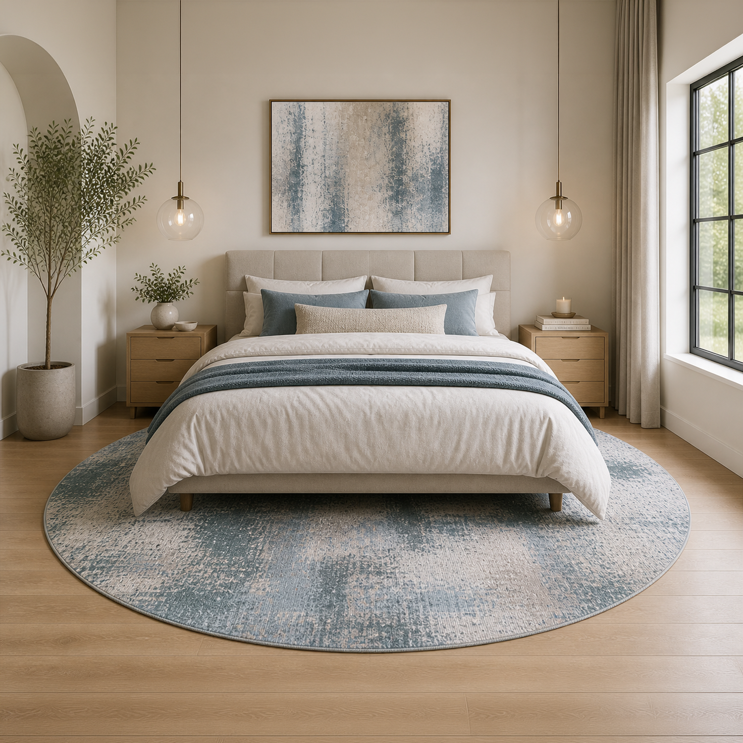 Dune Drift Washable Rug | Bed Room