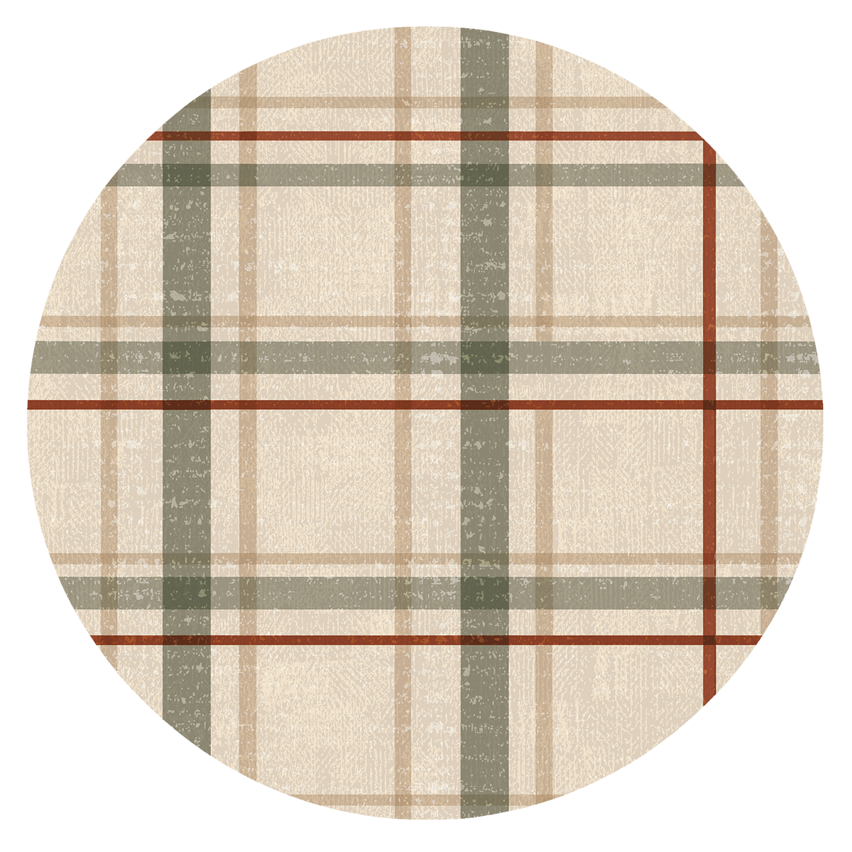 Classic Plaid Tartan Rug