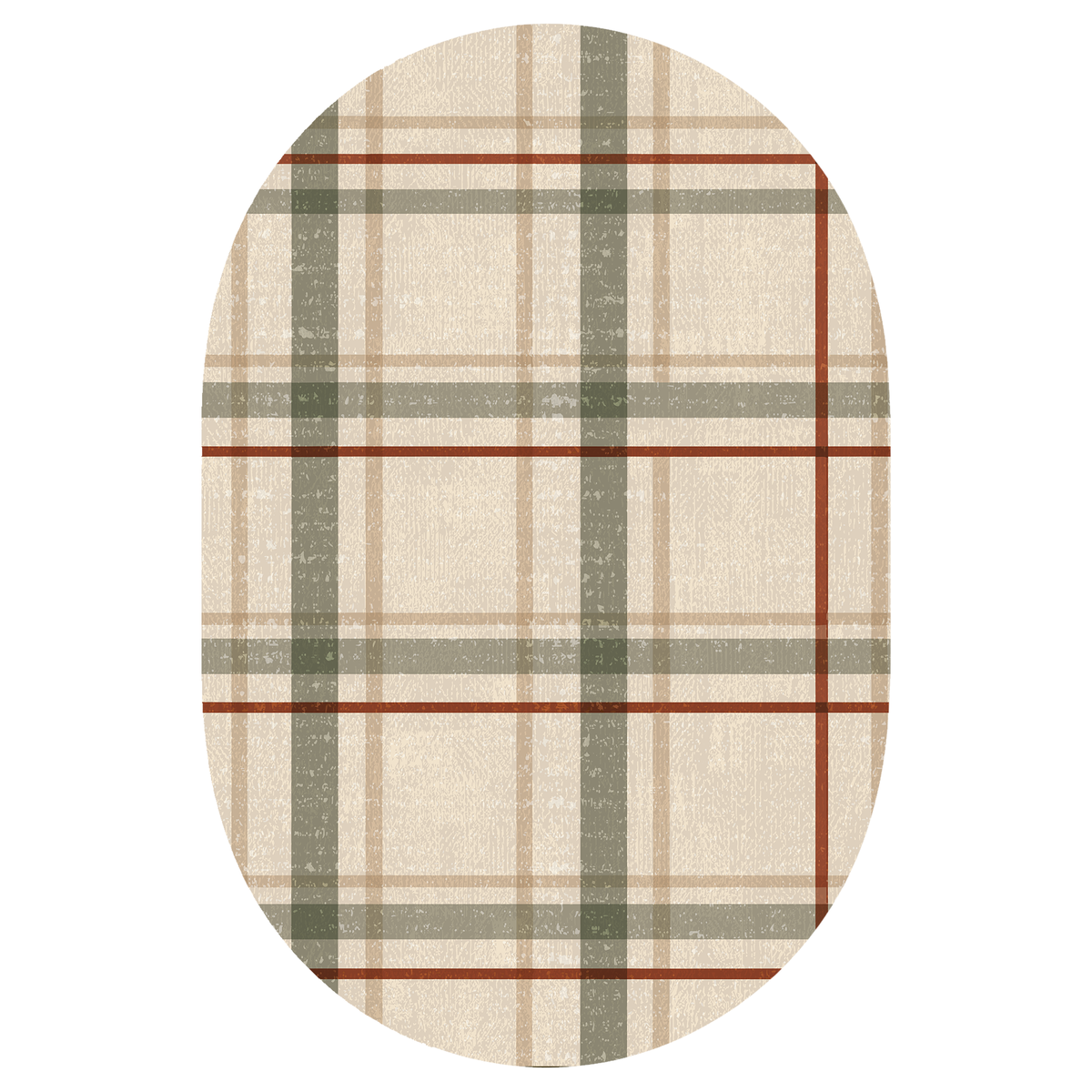 Classic Plaid Tartan Rug
