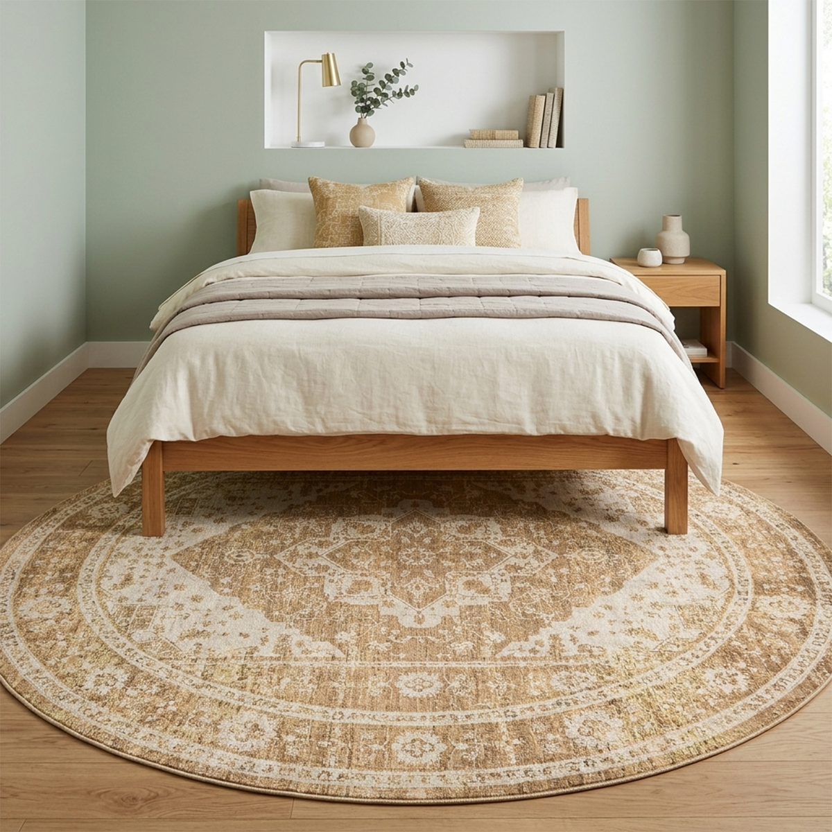 Sandstone Vintage Medallion Rug