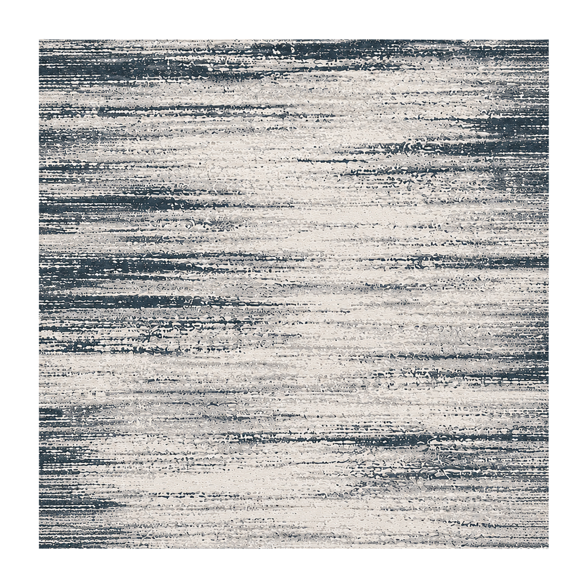 Coastal Blue Linear Rug