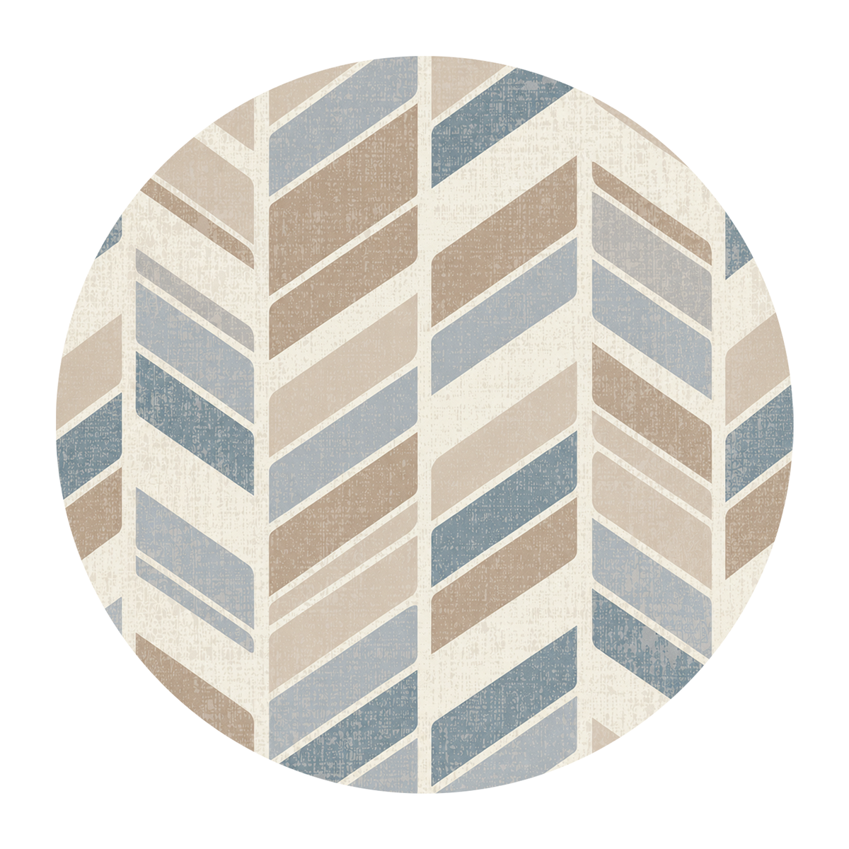 Pastel Chevron Stripe Rug
