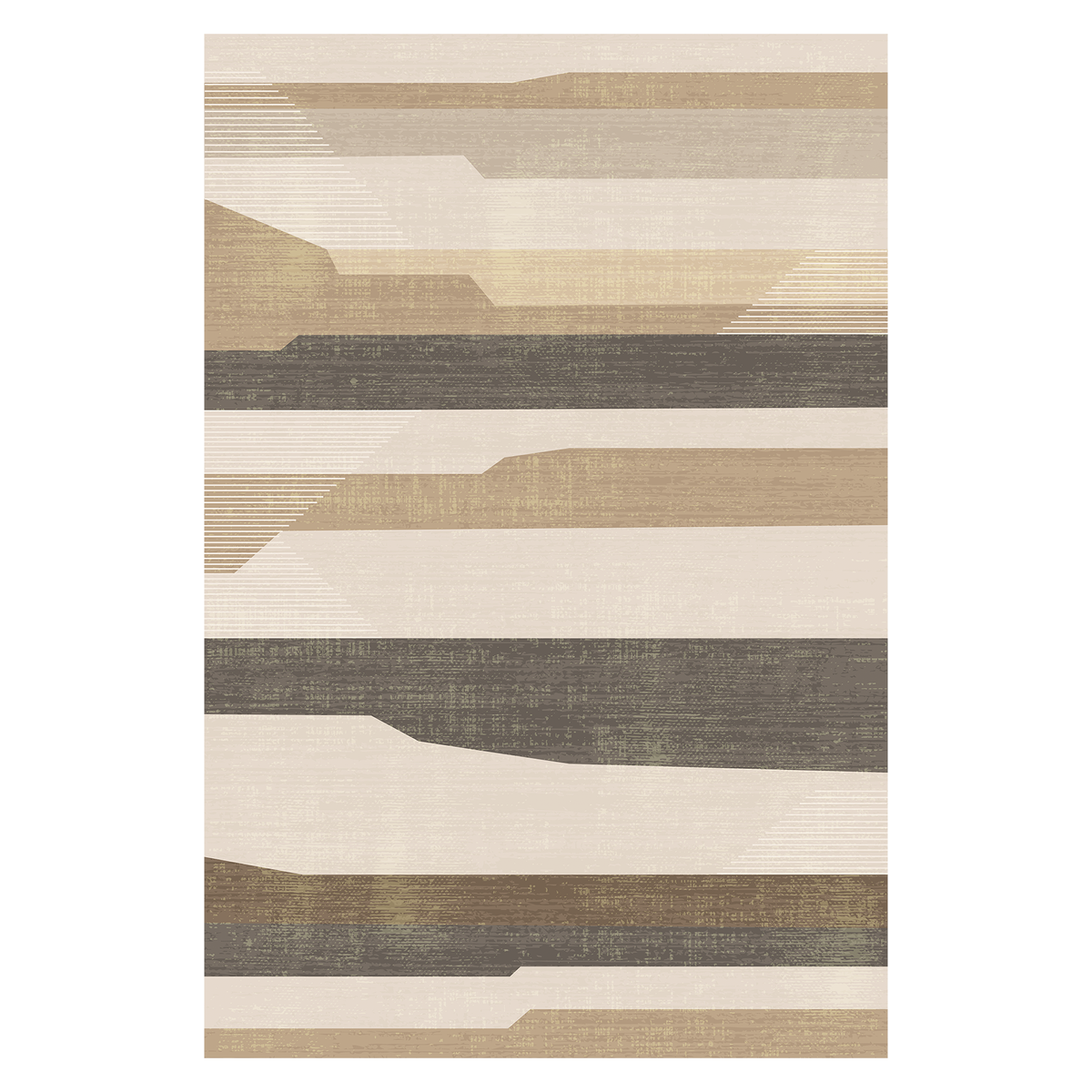 Horizon Stripe Abstract Rug