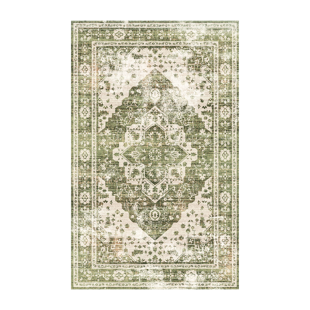 Moss Green Heritage Rug