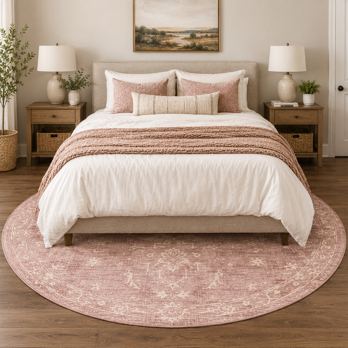 Blush Vintage Medallion Rug