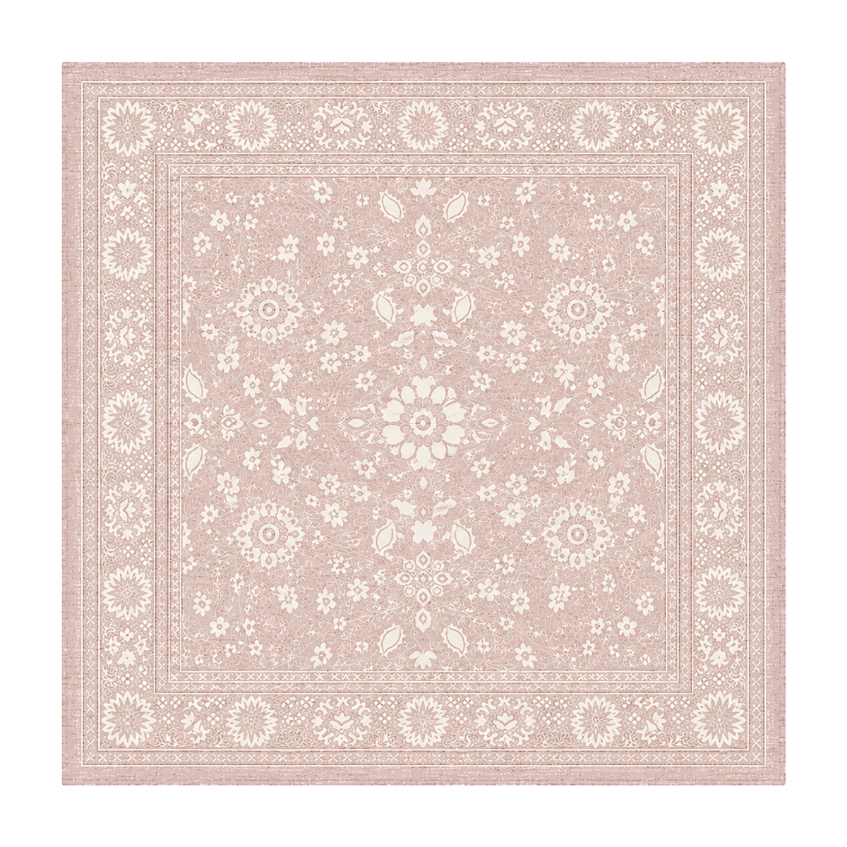 Vintage Blush Floral Rug