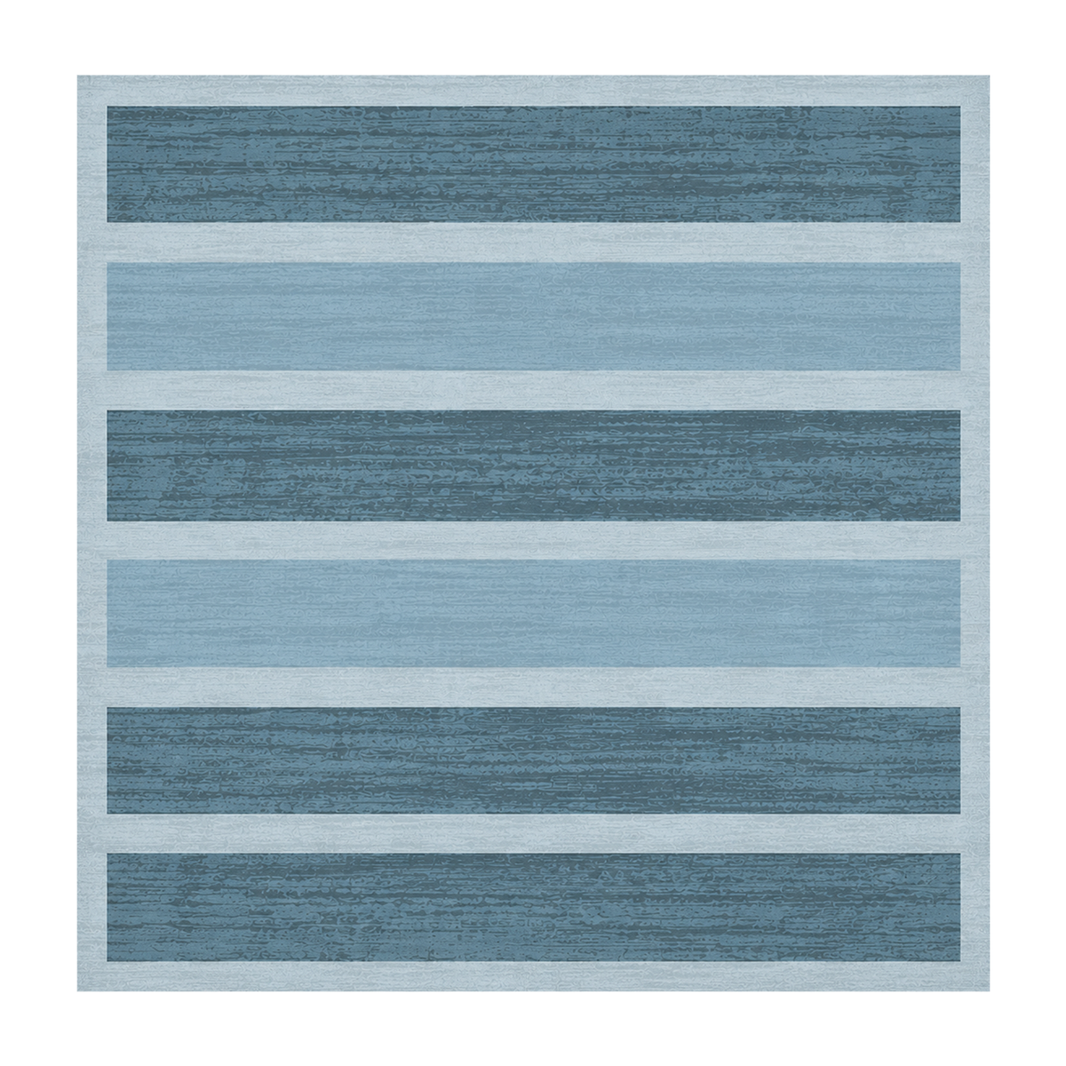 Mist Blue Band Rug