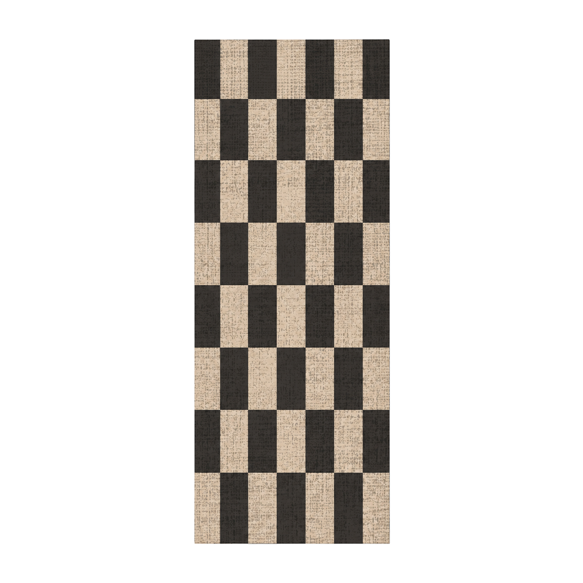 Classic Two-Tone Checkerboard Rug