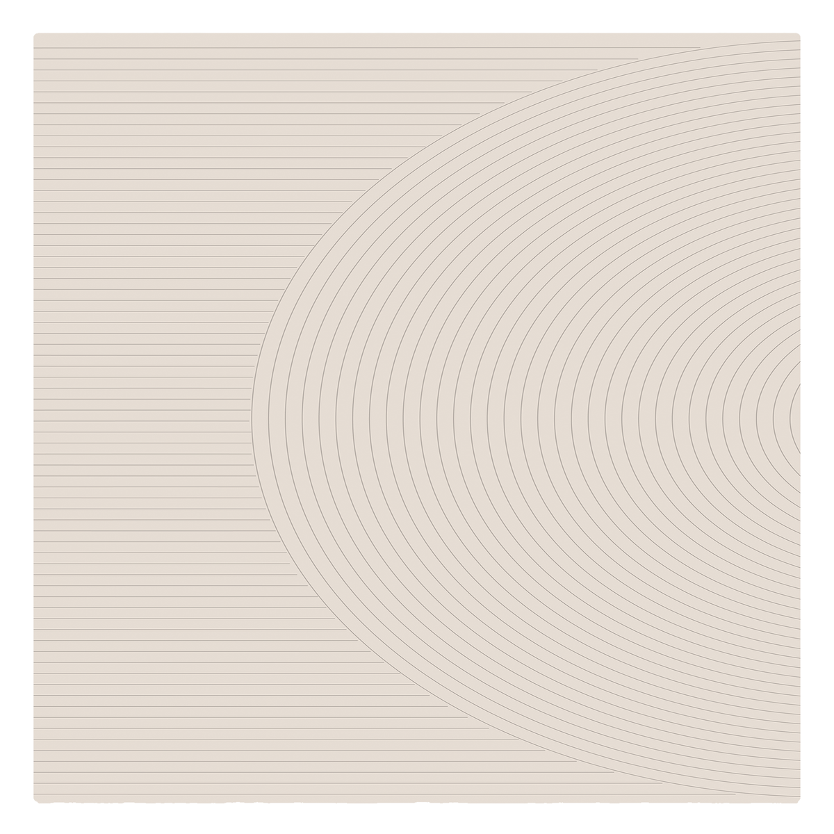 Concentric Horizon Rug