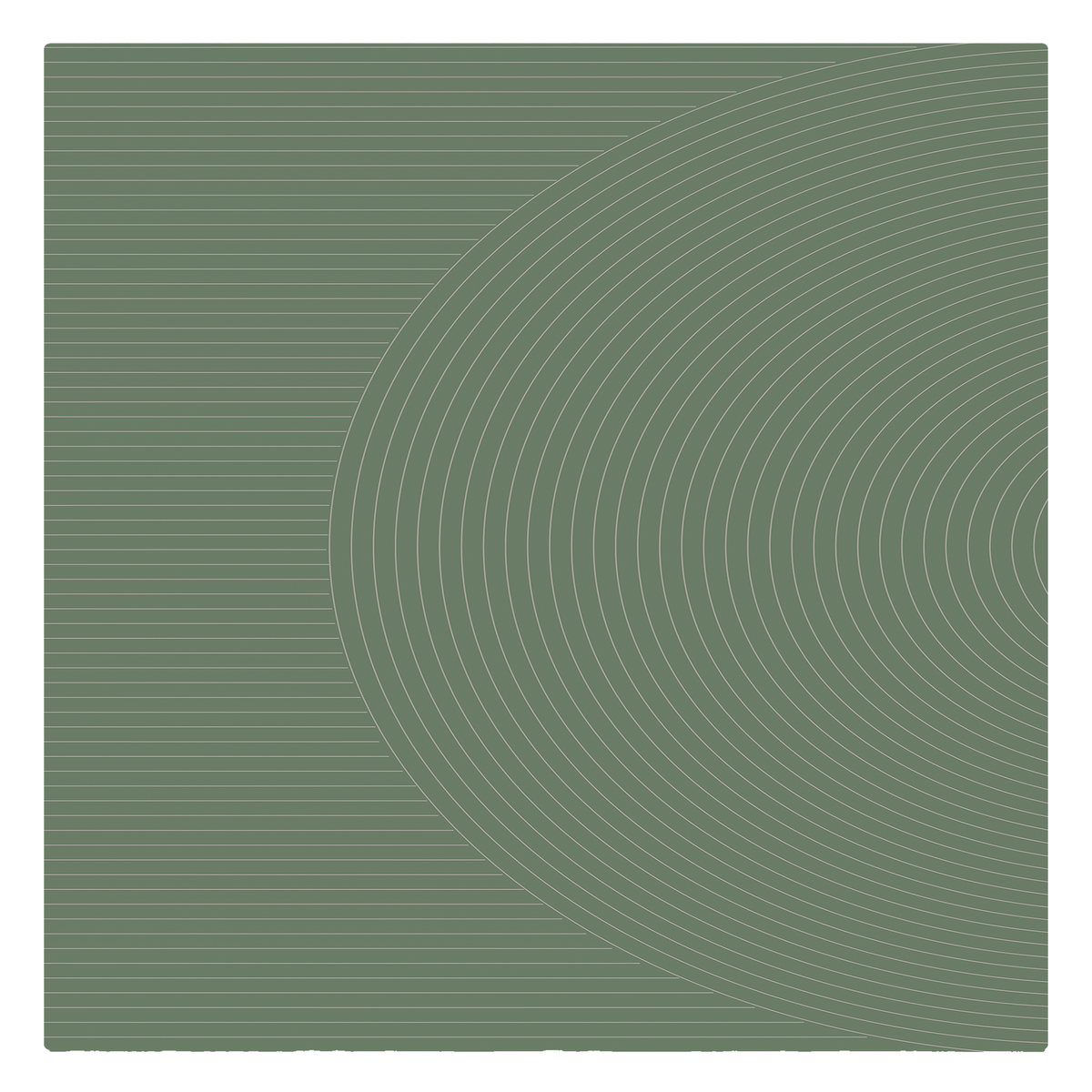 Sage Ripple Line Rug