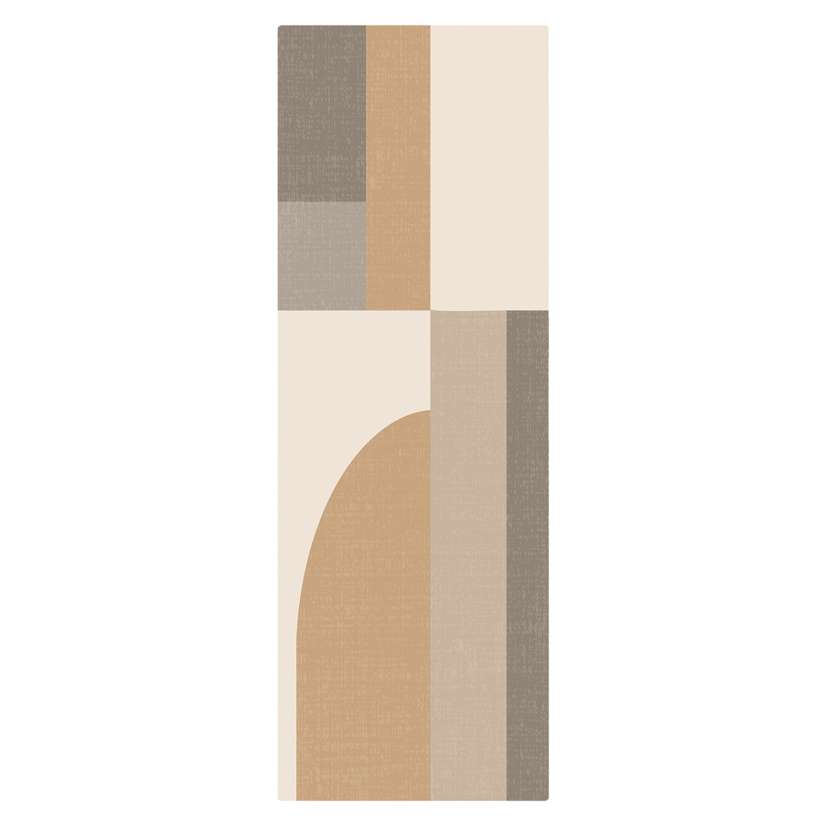 Modern Neutral Curve Rug