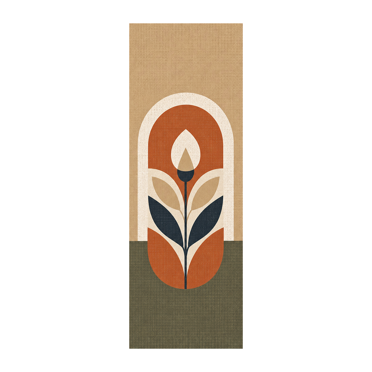 Retro Bloom Arch Rug