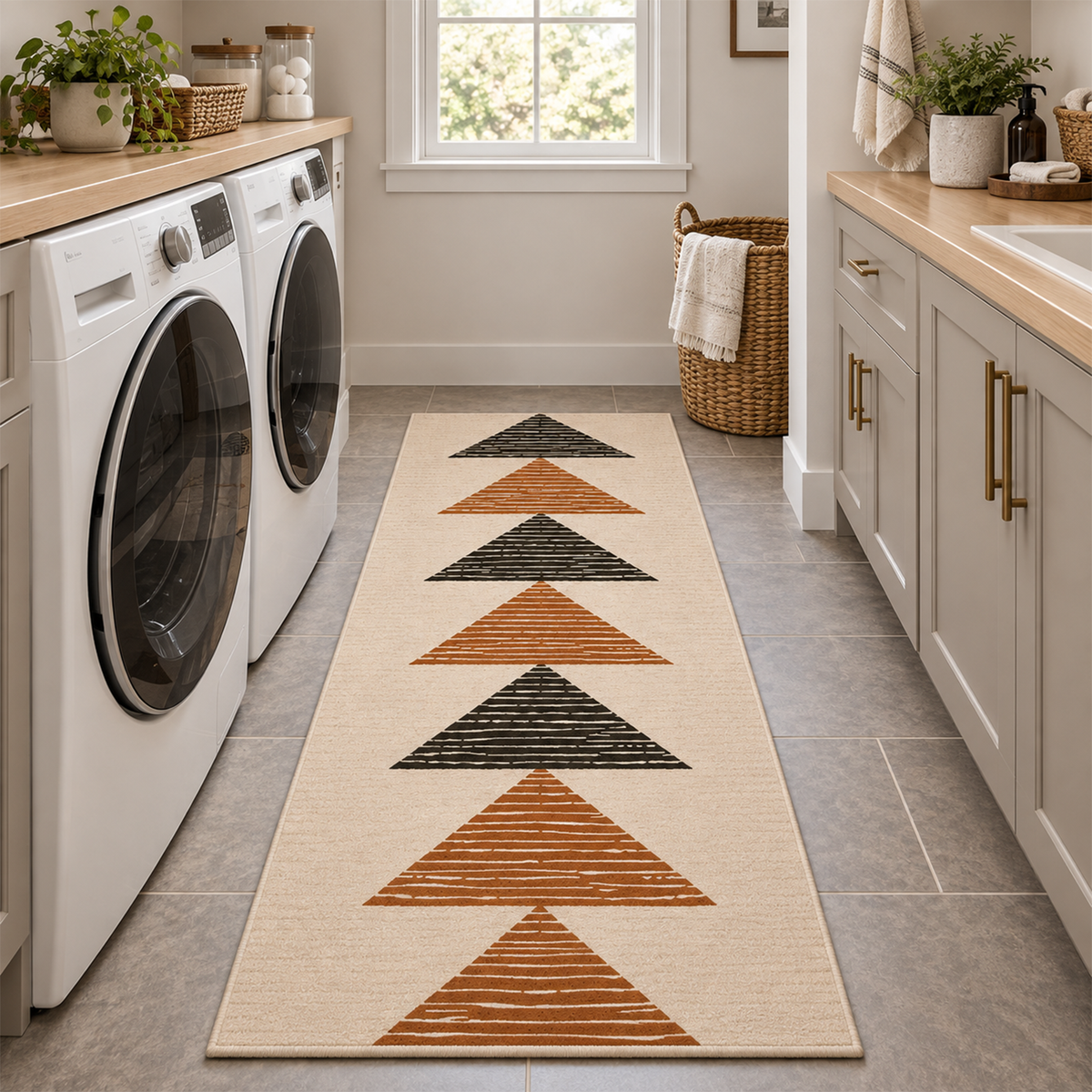 Stacked Triangle Rug