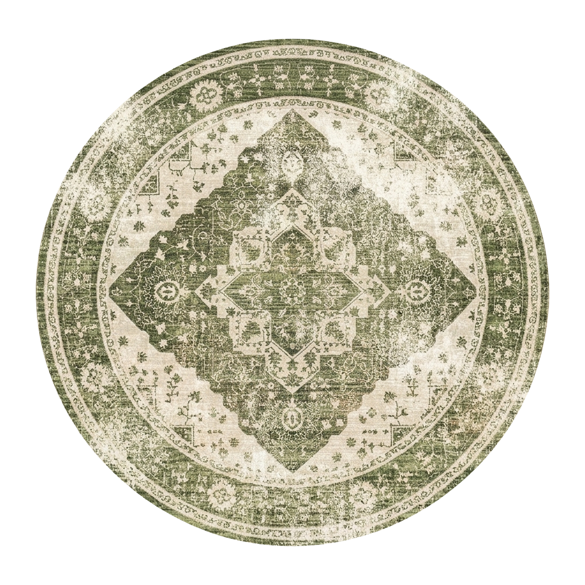 Moss Green Heritage Rug