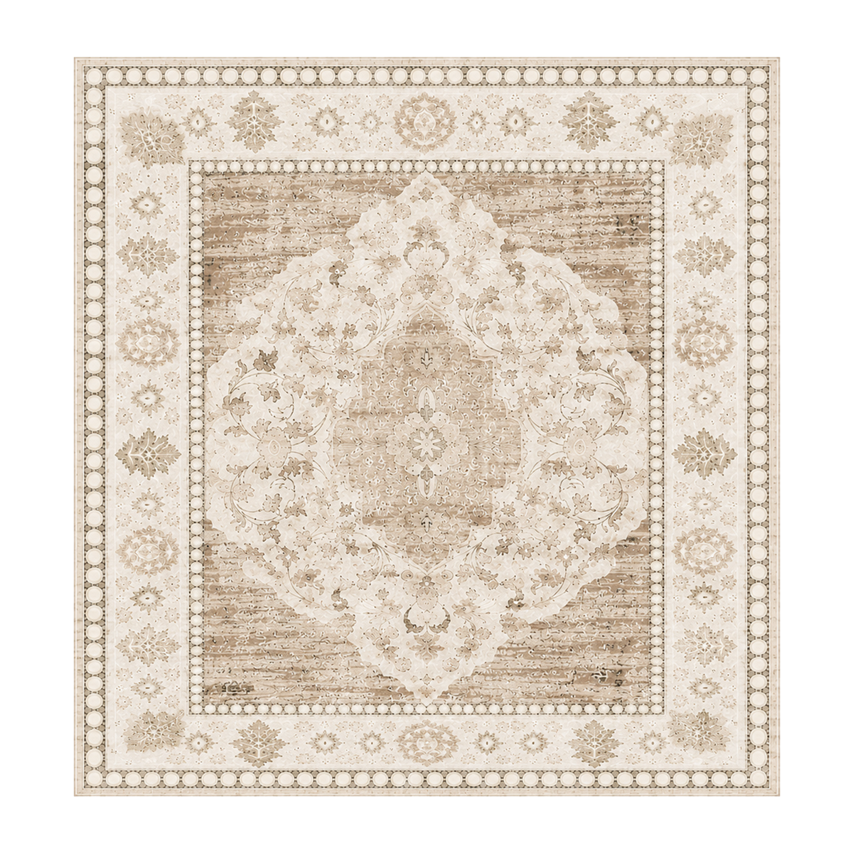 Antique Ivory Floral Rug
