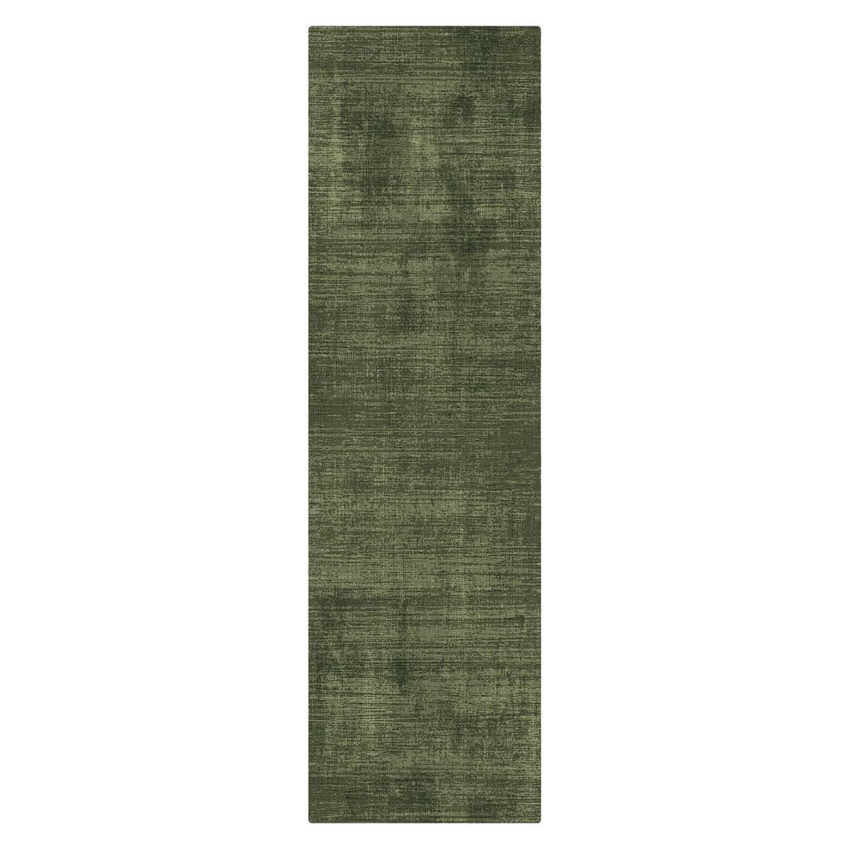 Olive Green Distressed Area Rug