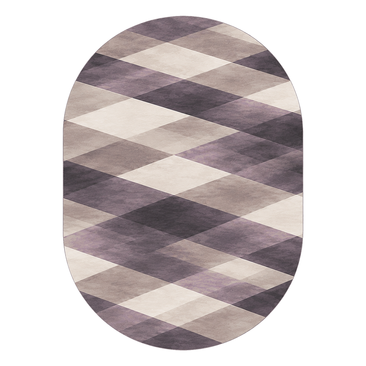 Mauve Prism Geometric Rug
