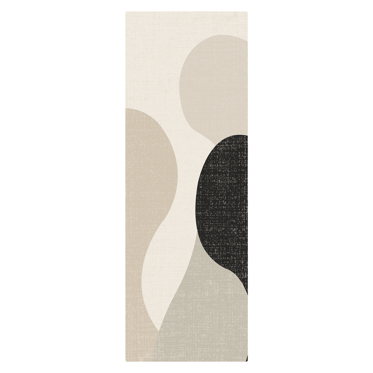 Neutral Organic Shapes Area Rug