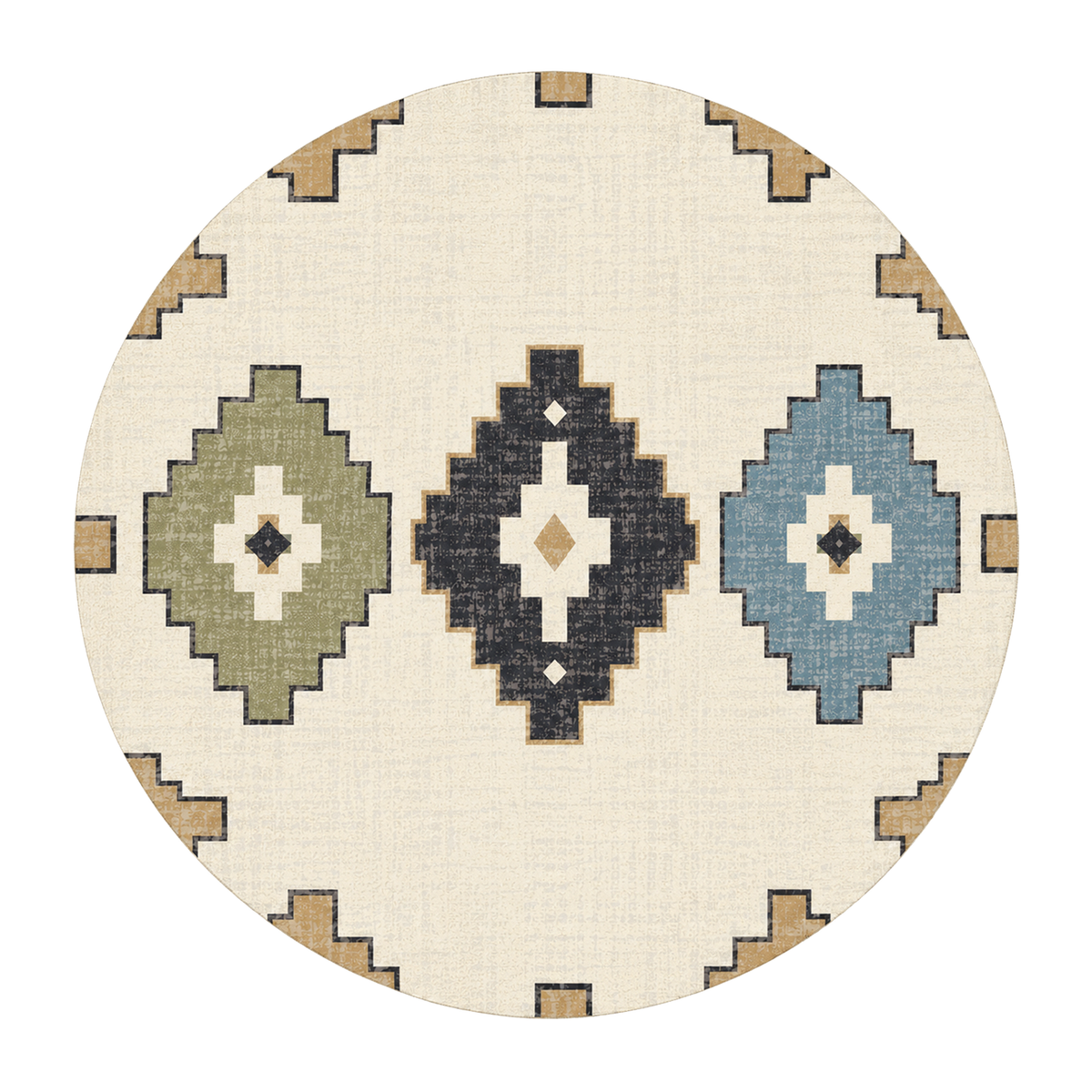 Tribal Geo Medallion Rug