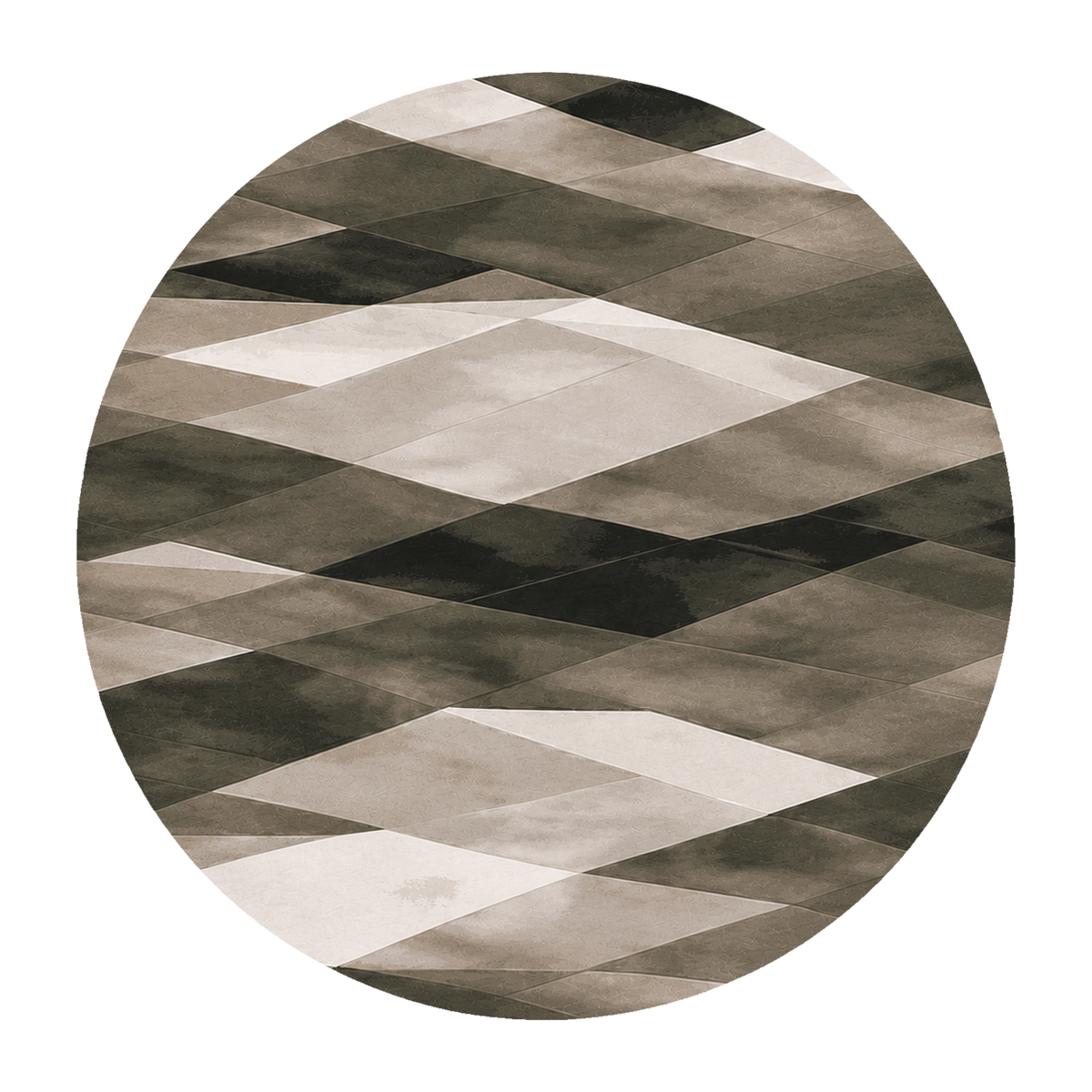 Shadow Weave Geometric Rug
