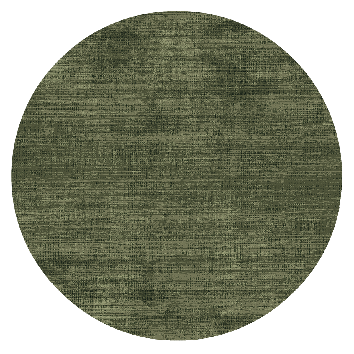 Olive Green Distressed Area Rug