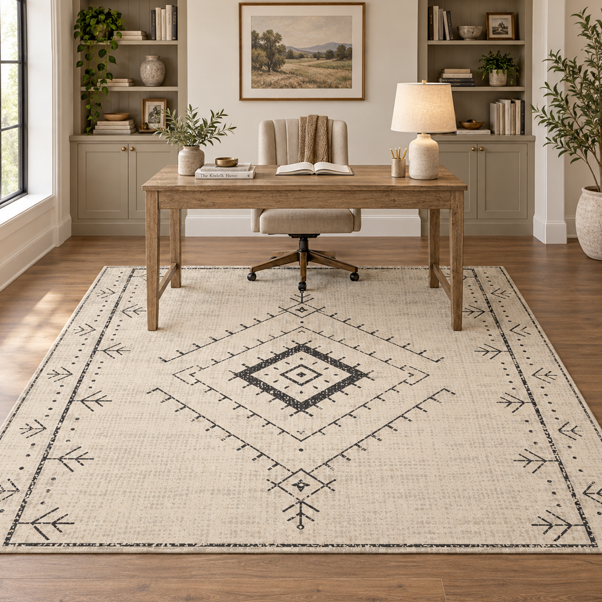 Tribal Diamond Line Rug