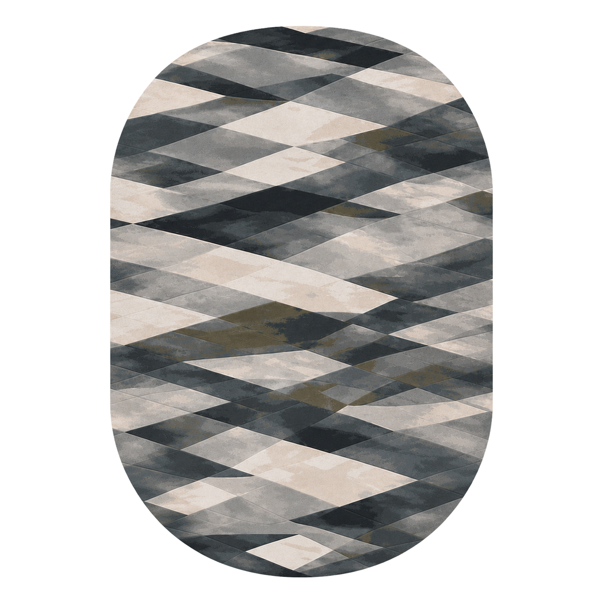 Slate Prism Geometric Rug