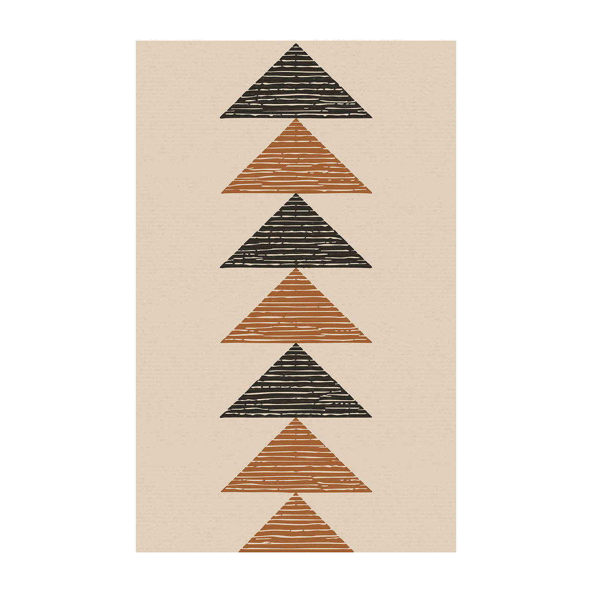 Stacked Triangle Rug