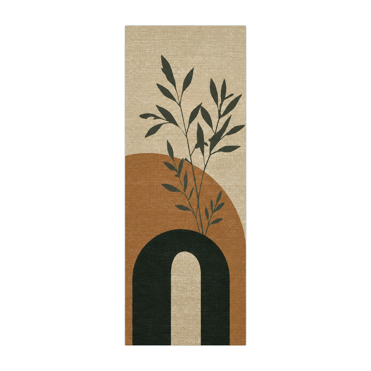 Botanical Arch Silhouette Rug
