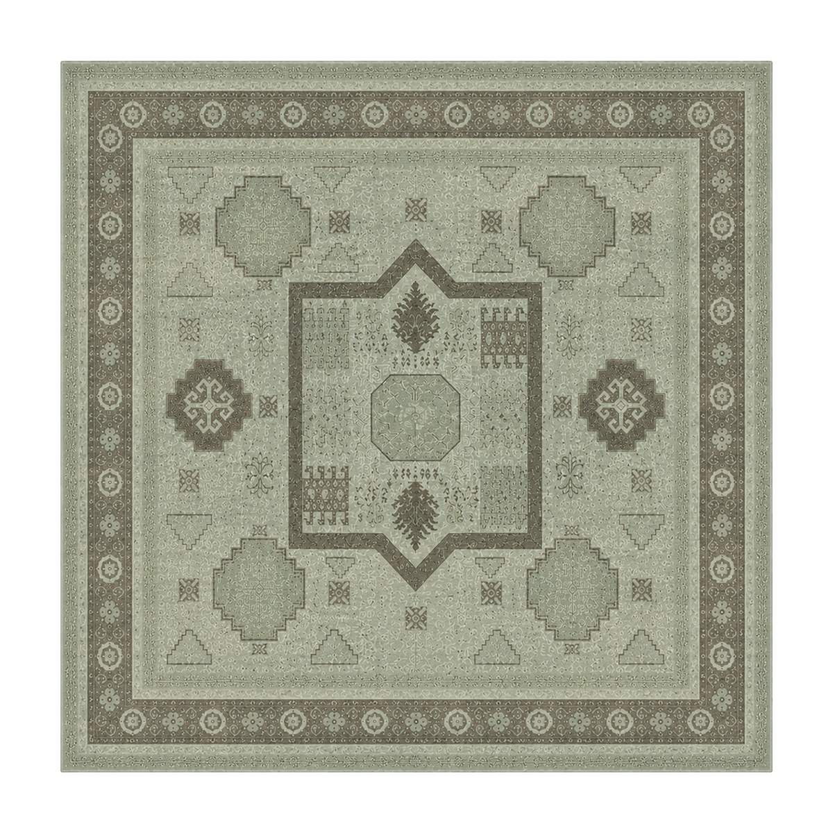Sage Heritage Tribal Rug
