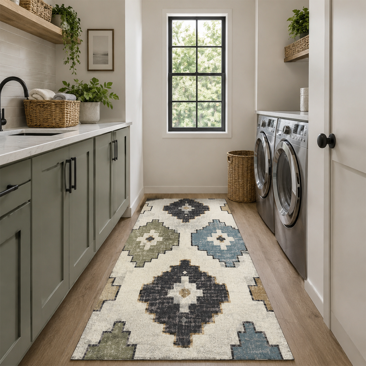 Tribal Geo Medallion Rug