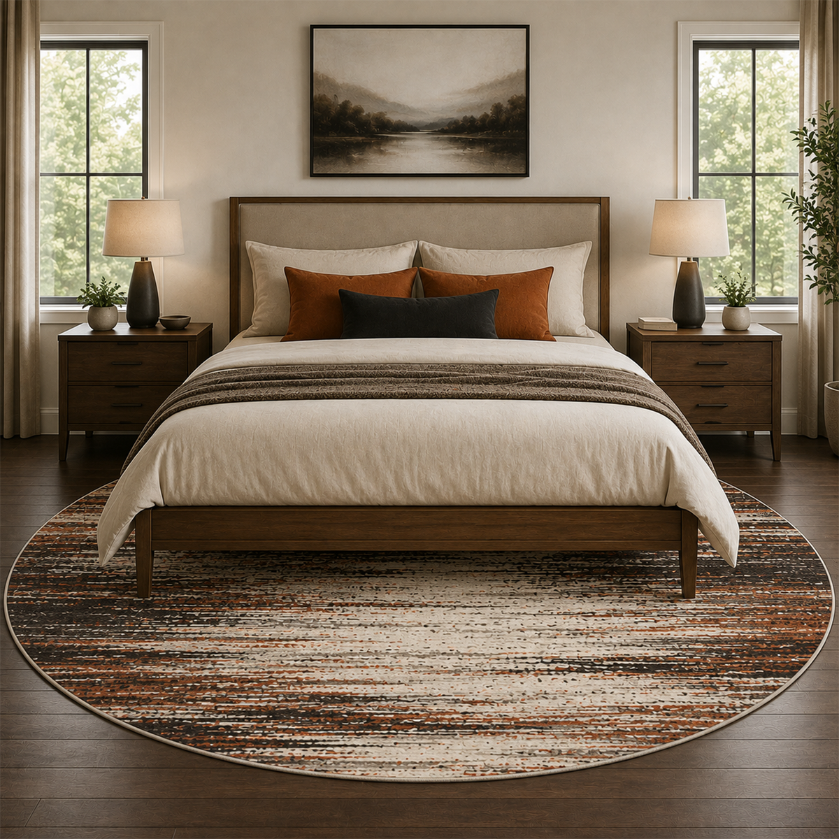 Ember Brushstroke Rug