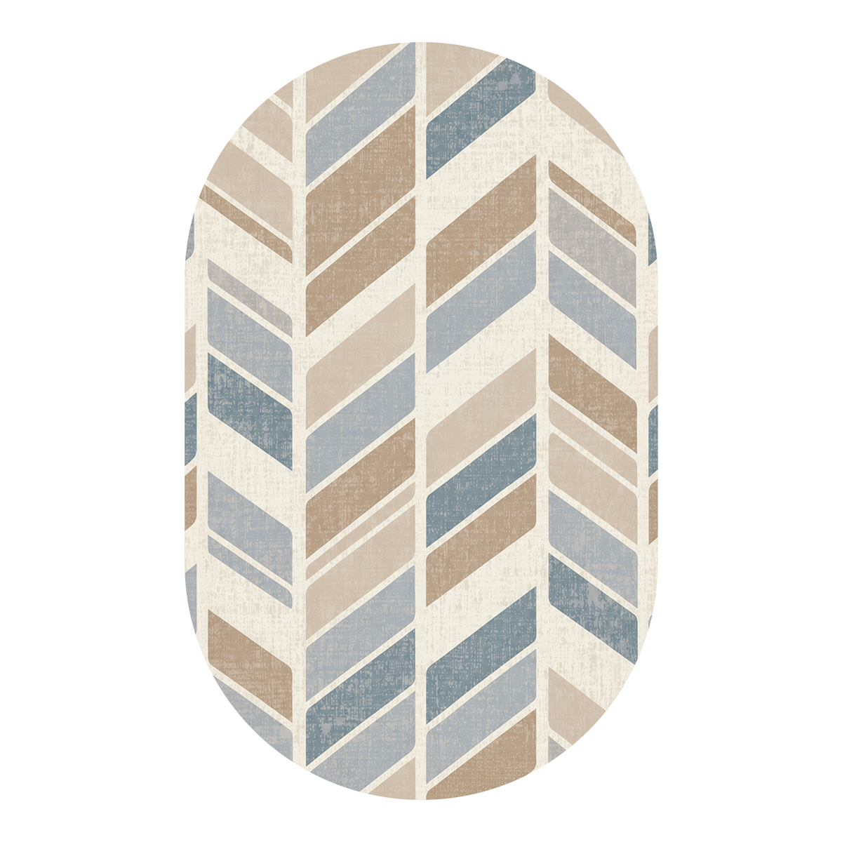 Pastel Chevron Stripe Rug