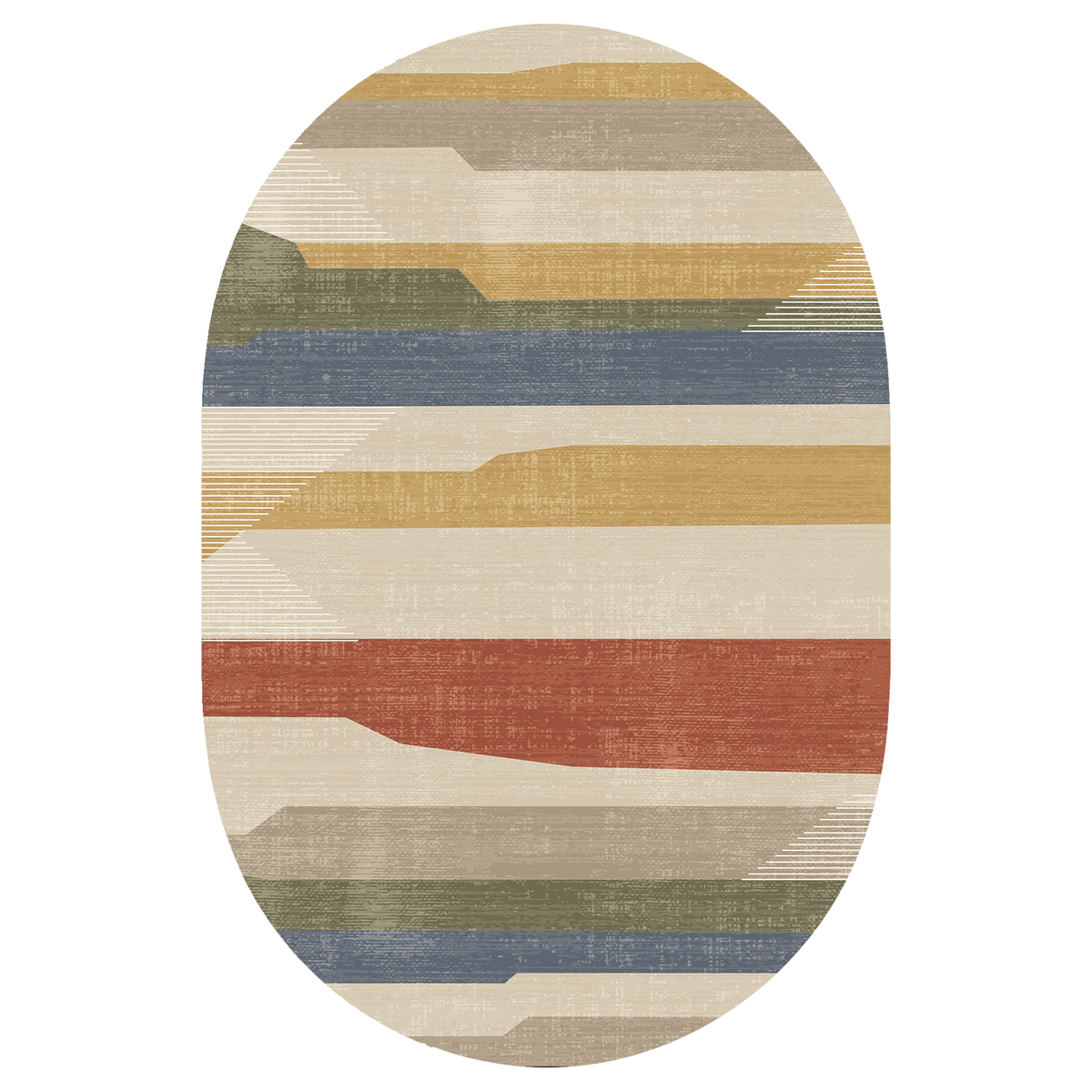 Sunset Horizon Stripe Rug