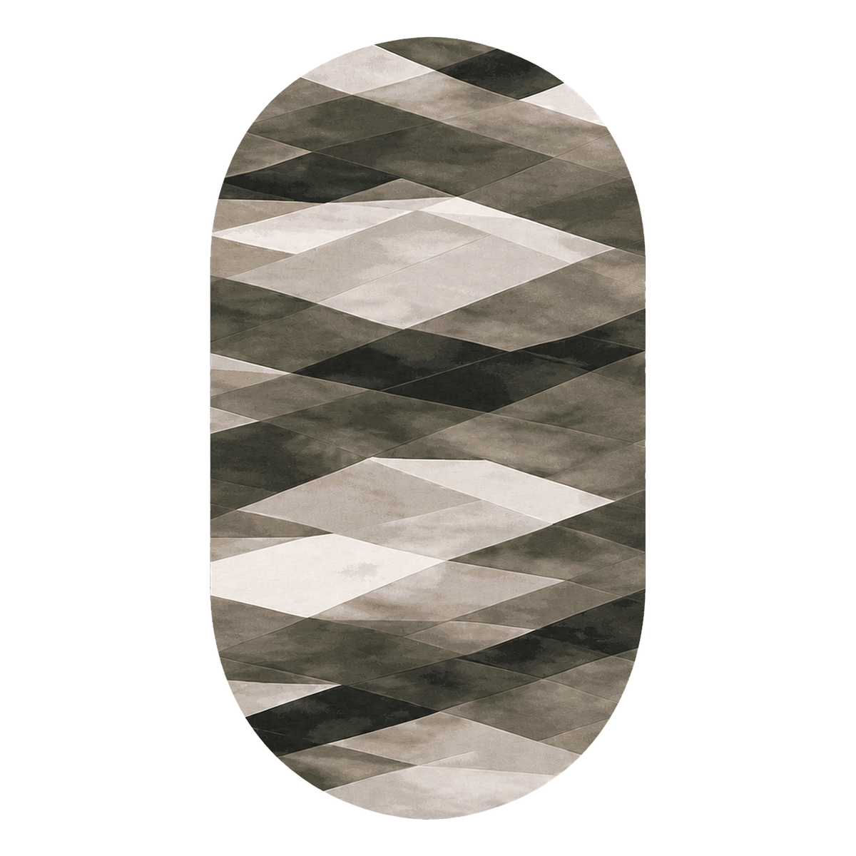 Shadow Weave Geometric Rug