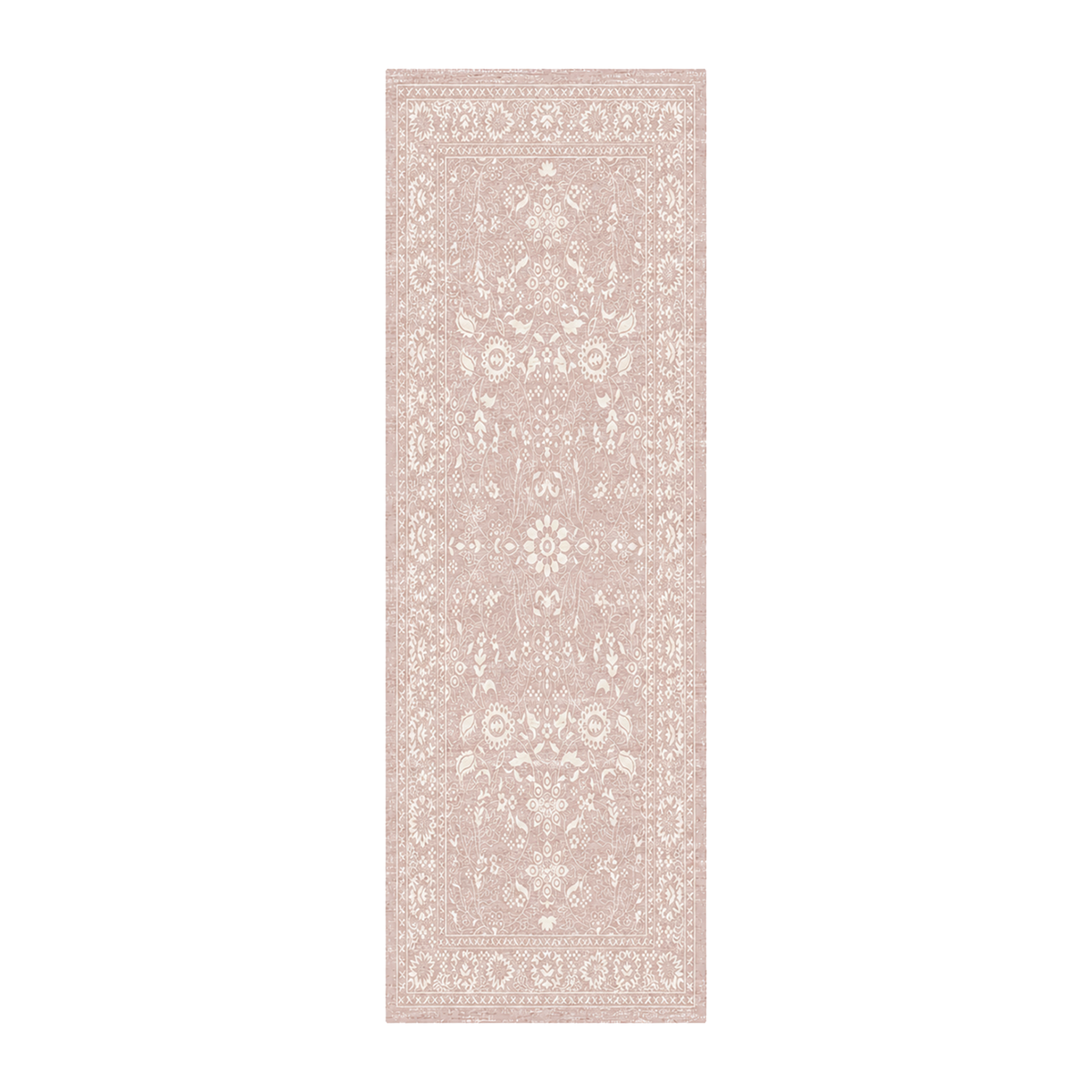 Vintage Blush Floral Rug