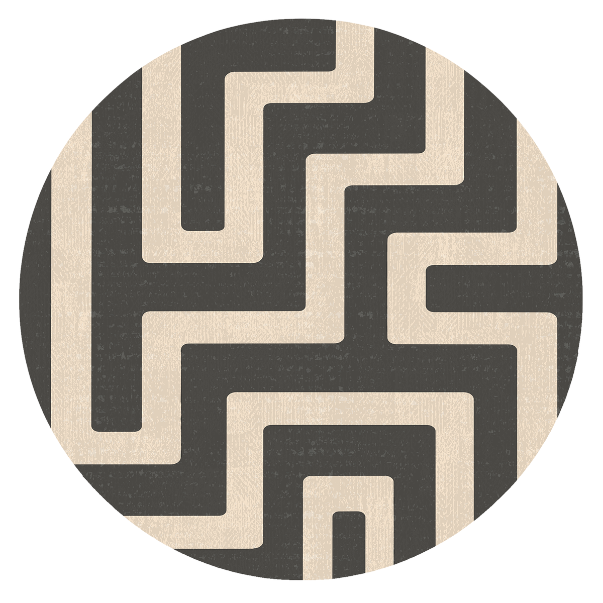 Bold Labyrinth Maze Rug