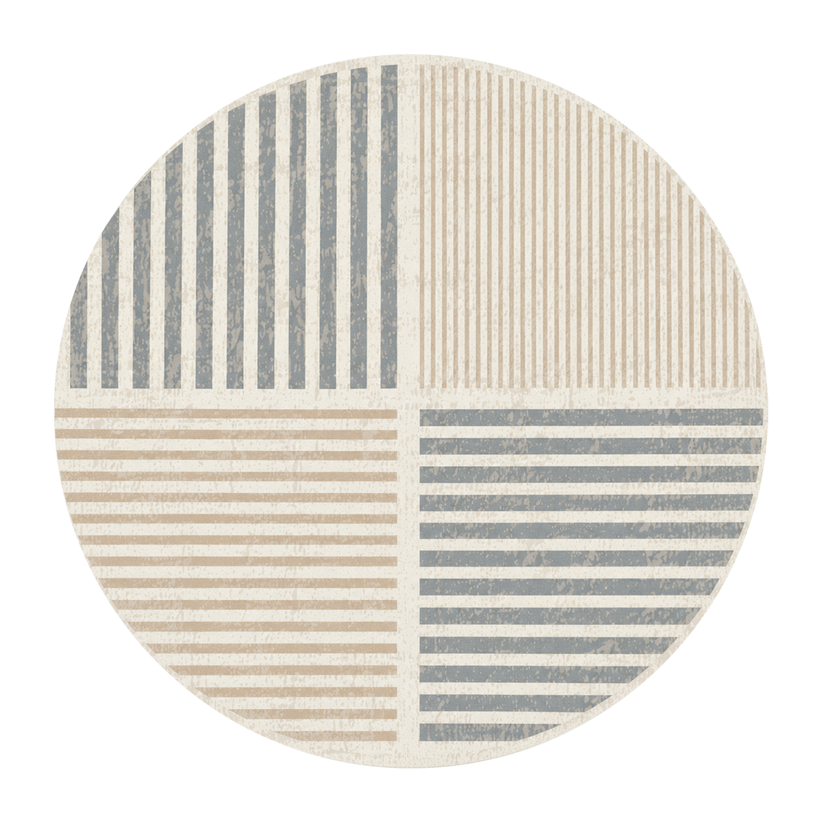 Crosshatch Stripe Rug