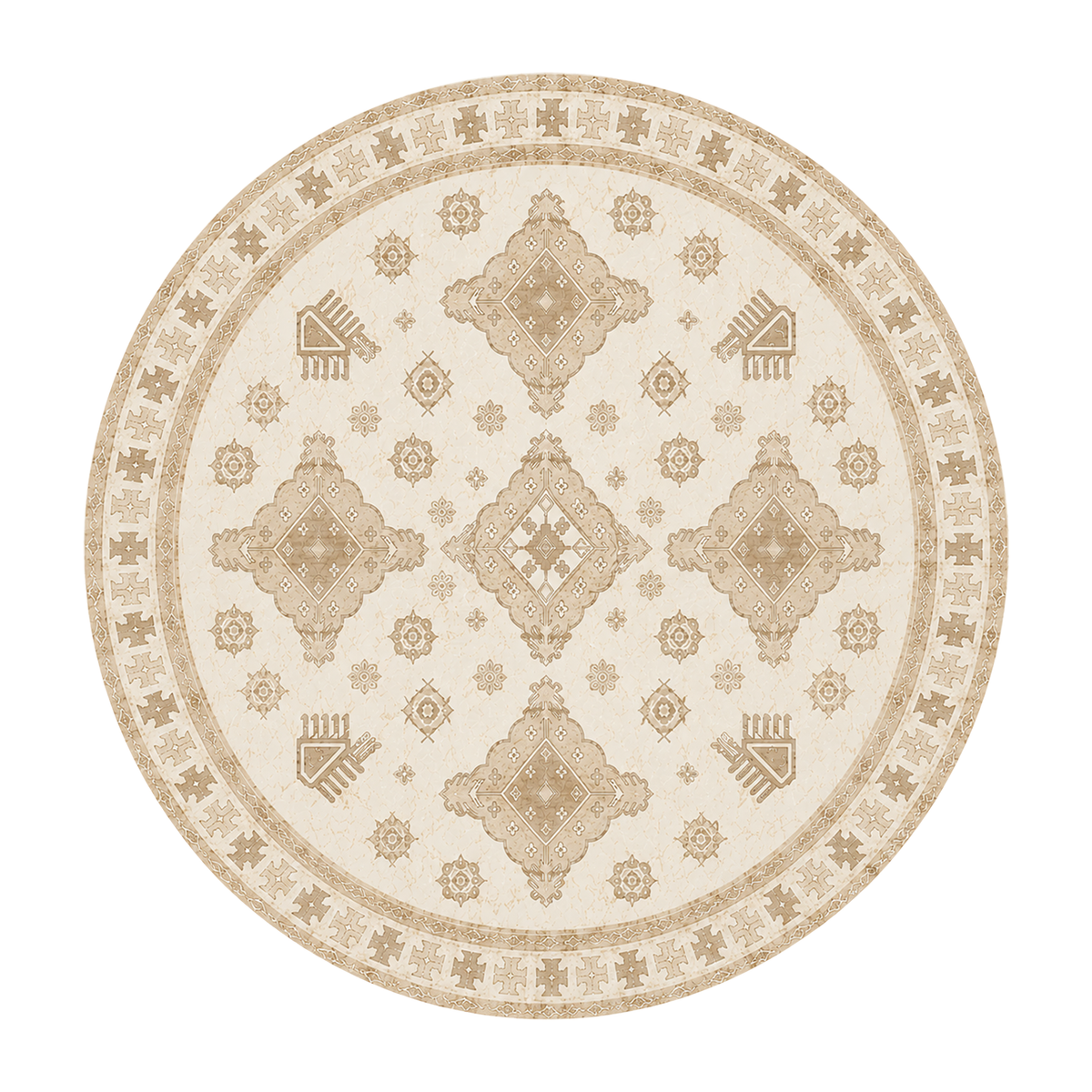 Vintage Tribal Medallion Rug