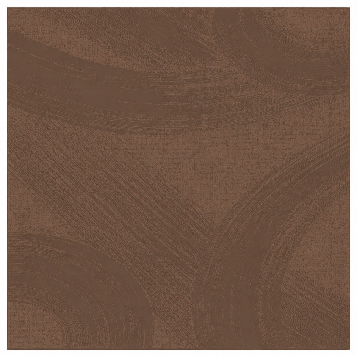Mocha Abstract Brushstroke Rug