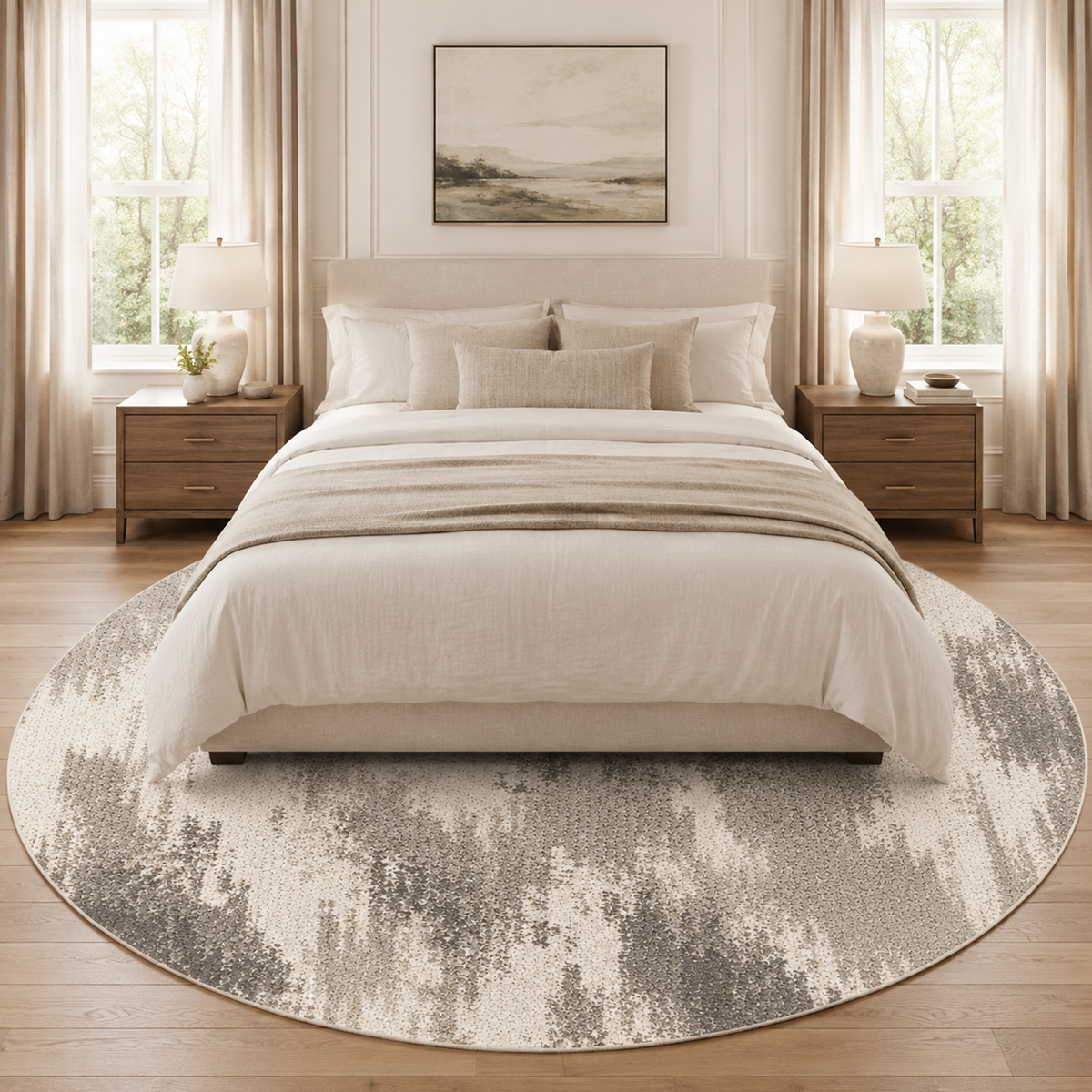 Sandstone Abstract Area Rug