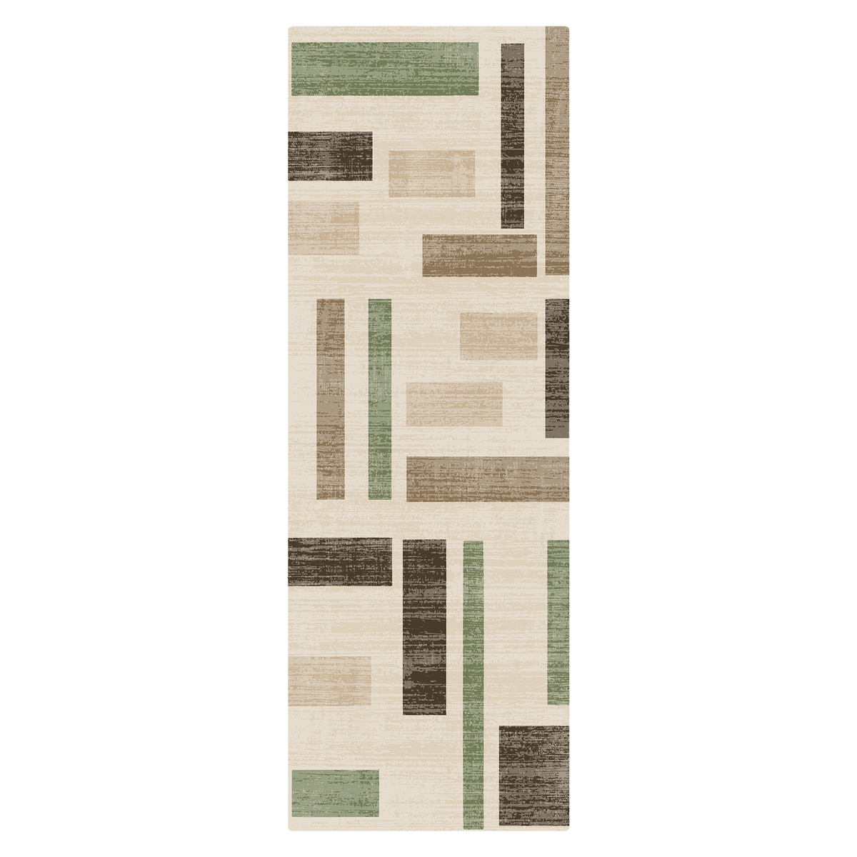 Sage Block Abstract Rug