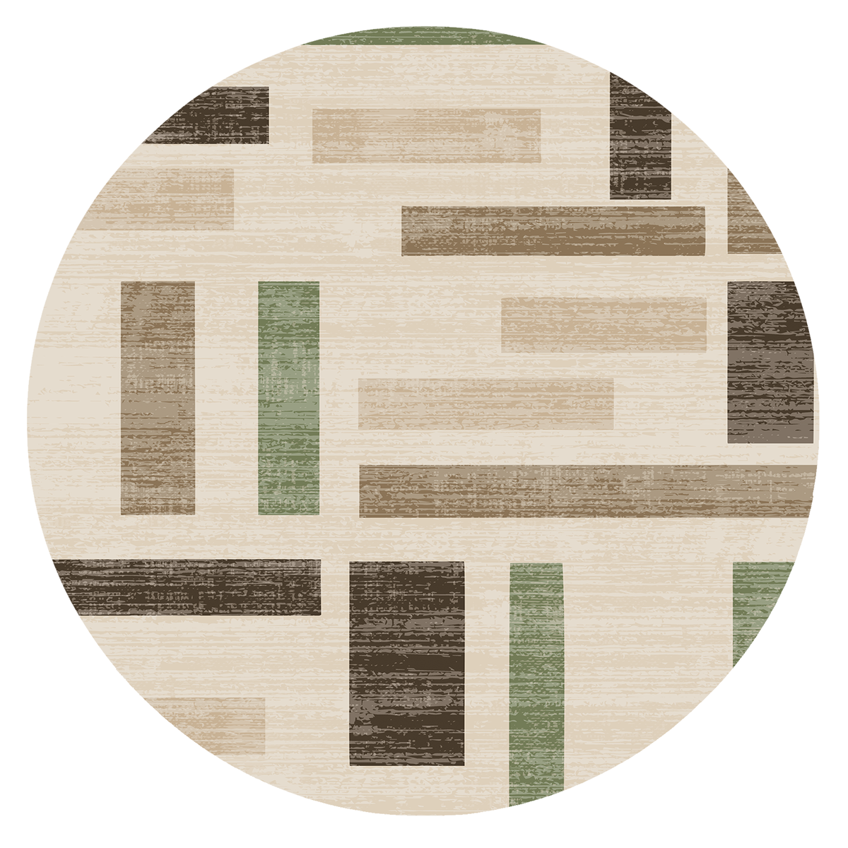 Sage Block Abstract Rug