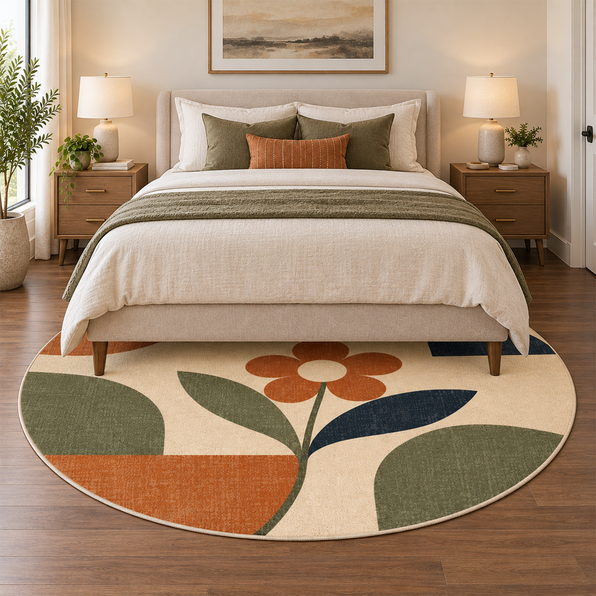 Vintage Petal Garden Rug