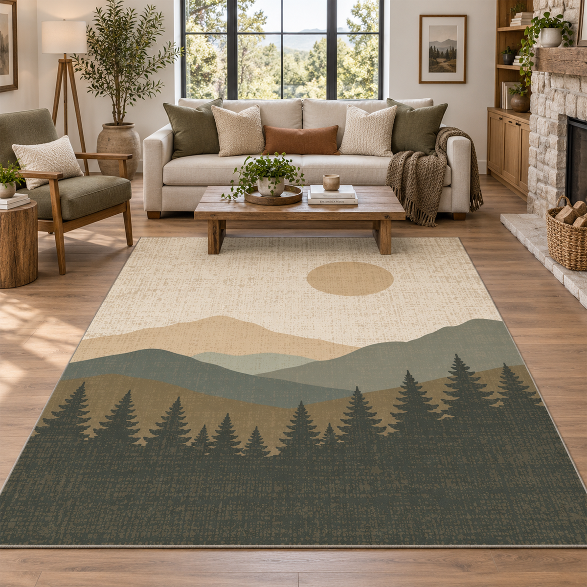 Woodland Peaks Area Rug