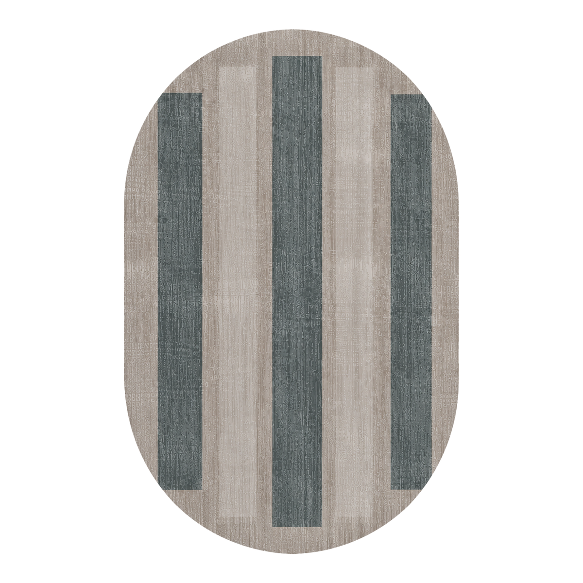 Graphite Band Rug