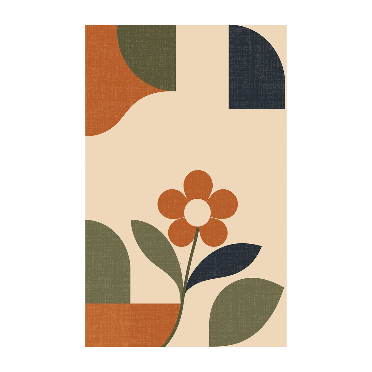 Vintage Petal Garden Rug