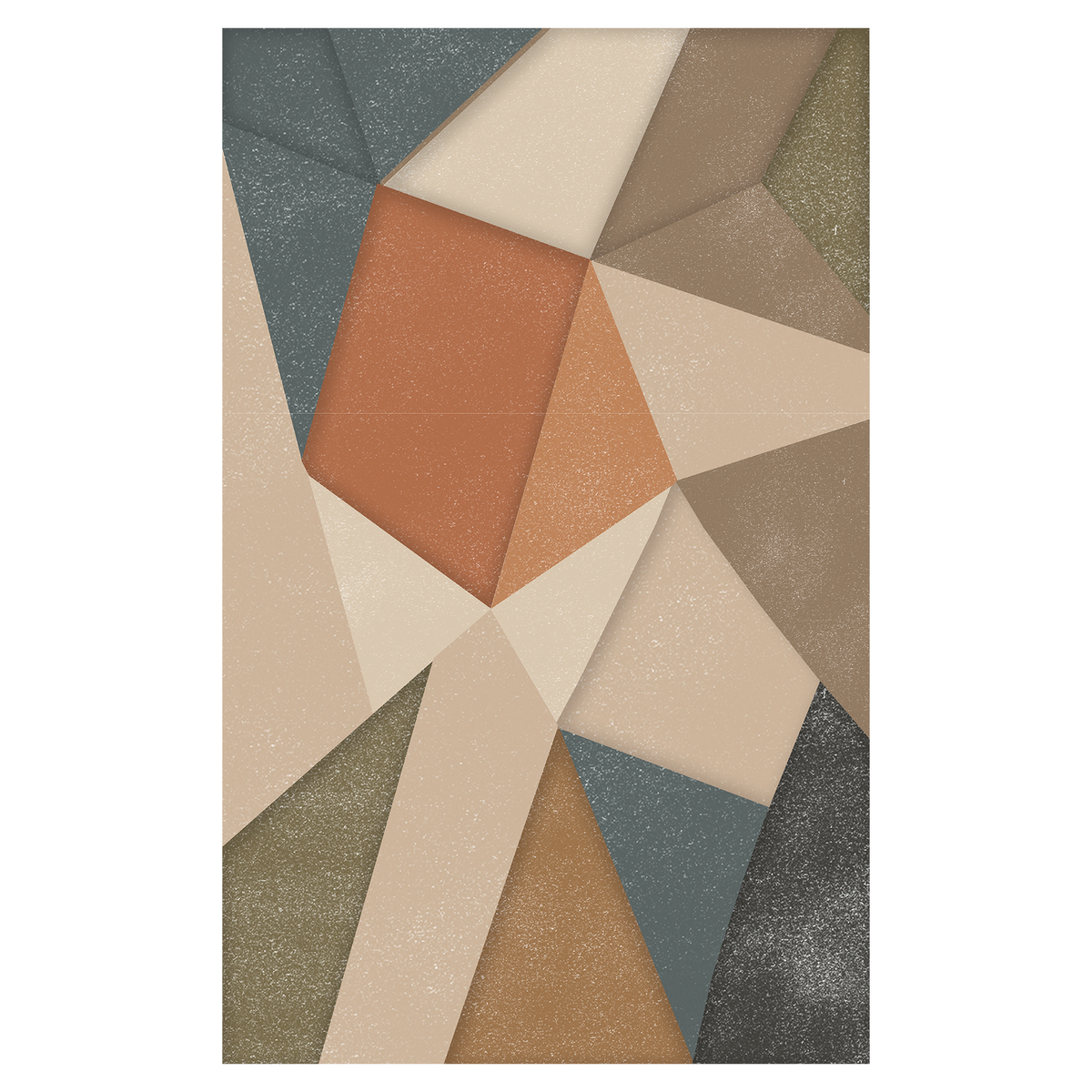 Flowing Wave Abstract Rug